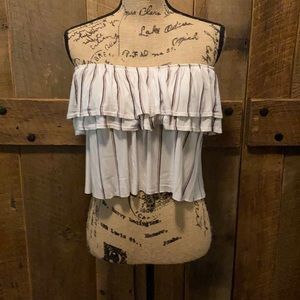 Off the shoulder flowy shirt